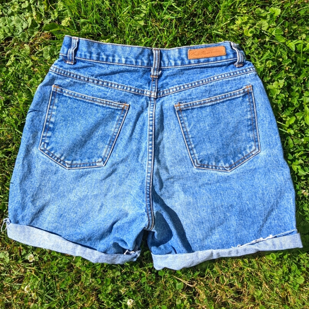 Vintage 80s Bill Blass Denim Cutoff Shorts